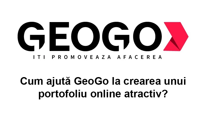 Cum ajută GeoGo la crearea unui portofoliu online atractiv?